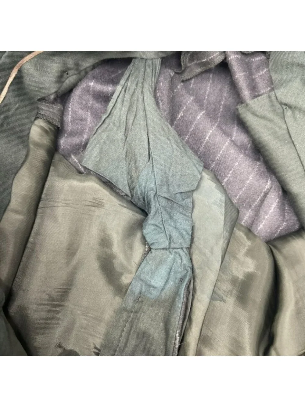 Hermes Virgin Wool 100 Jacket Pants Suit Set 54